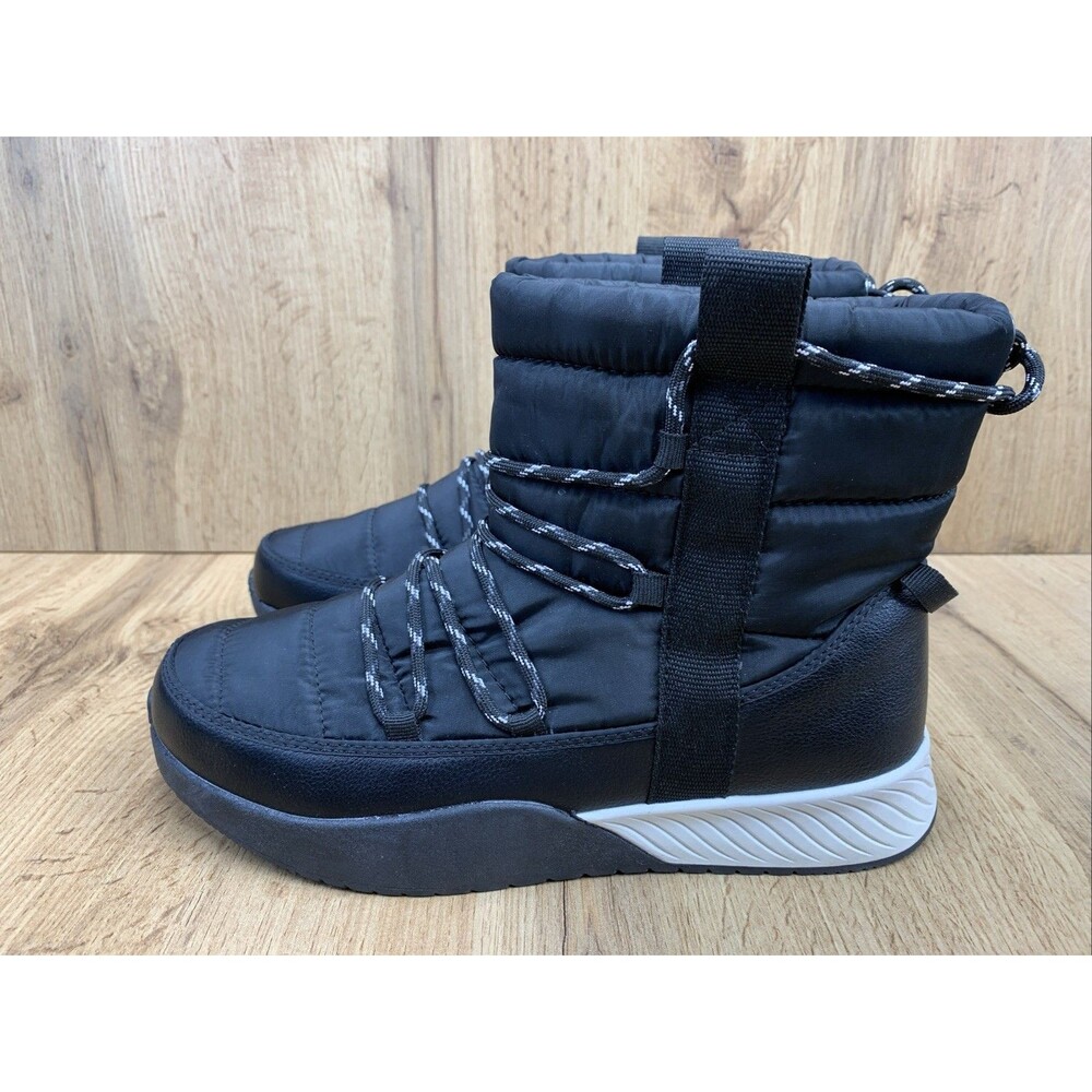 Time And Tru Winter Puff Booties -5°F Temp Rated Skid Resistant Women Size 8 NWT - Picture 3 of 16